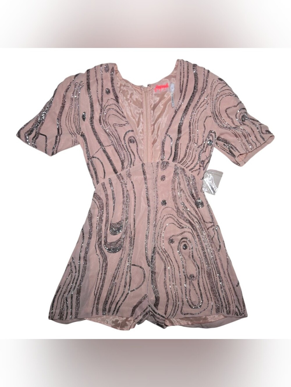 Free People Stone River Beaded Romper
